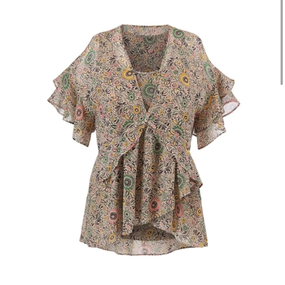 CABI Poets Blouse, Excellent condition, perfect for Spring, size small